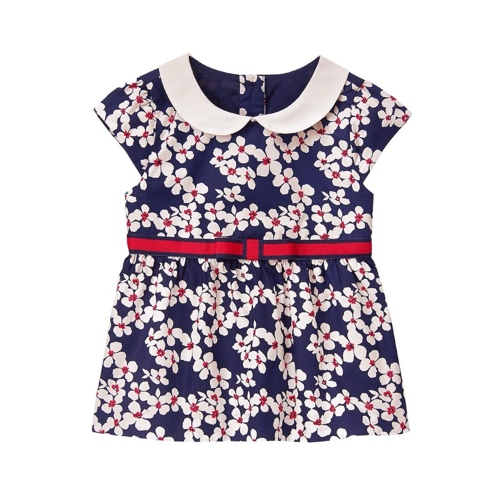 Janie and Jack Uptown Darling Bloom Collar Top